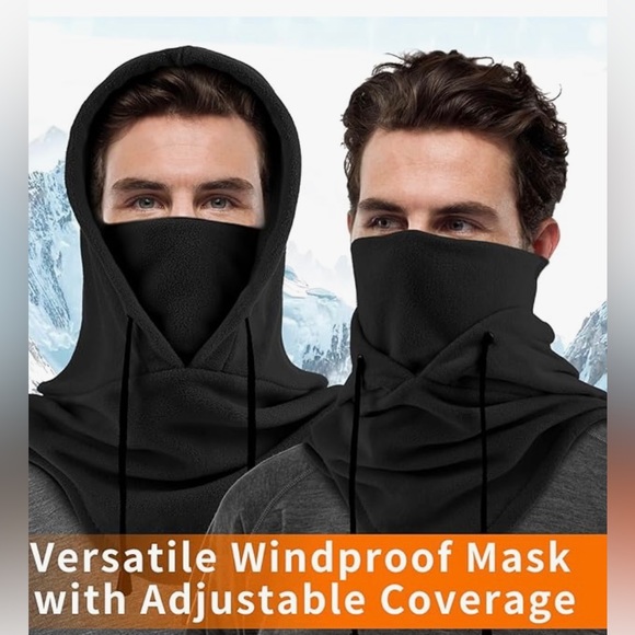 - 🍂Mens Extra Neck Coverage Balaclava Face Mask - Picture 3 of 8